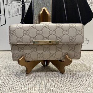 Gucci Guccissima Long Continental Wallet